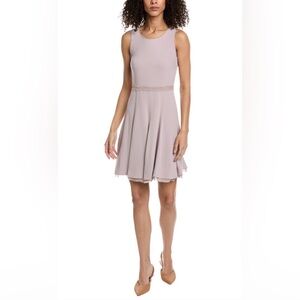 Burberry Pale Orchid Silk Dress In Purple